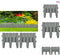 vidaXL - Gazonranden - 36 st - 10 m - PP - grijs