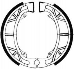 Remsegmentset Newfren GF1043 Honda/Peugeot -scoote