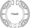 Remsegmentset Newfren GF1043 Honda/Peugeot -scoote
