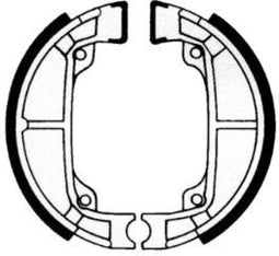 Remsegmentset Newfren GF1297 Suzuki Adress Voor / Achter