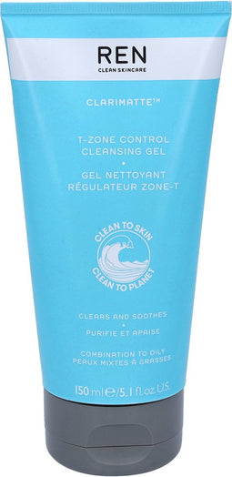 REN Clarimatte T-Zone Control Cleansing Gel