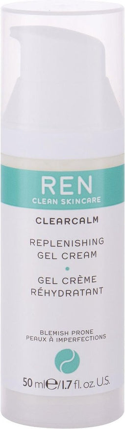 Ren Clean Skincare - Clearcalm 3 Replenishing Gel Cream - Daily Face Cream For Problematic Skin