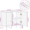 vidaXL - Wastafelkast - 62x33x58 - cm - massief - acaciahout