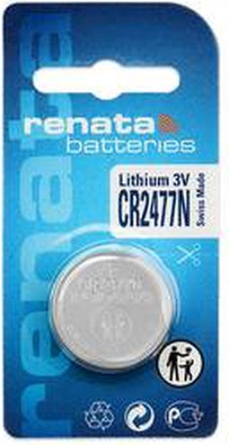 Renata CR2477N 3V lithium knoopcel batterij 1 stuk
