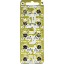 Renata Knoopcel 371 1.55 V 10 stuk(s) 40 mAh Zilveroxide 371.MP-E