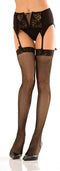 Rene Rofe Lace top fishnet thigh high