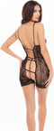 Rene Rofe Lingerie Bodysuit AFTER PARTY, One Size Zwart