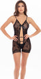 Rene Rofe Lingerie Bodysuit AFTER PARTY, One Size Zwart