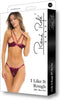 Rene Rofe Lingerie Lingerie set -M/L- I Like It Rough 2Pc Bra G Set Rood