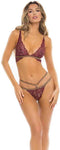 Rene Rofe Lingerie Lingerie set -M/L- Lurex Dreams 2Pc Set Rood