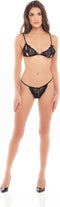 Rene Rofe Lingerie Lingerie set -M/L- TREASURE TROVE 2PC BRA Zwart