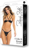 Rene Rofe Lingerie Lingerie set -S/M- I Like It Rough 2Pc Bra G Set Zwart