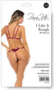 Rene Rofe Lingerie Lingerie set -S/M- I Like It Rough 2Pc Bra G Set Rood