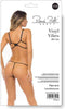 Rene Rofe Lingerie Lingerie set -S/M- Vinyl Vibes 2Pc Set Zwart