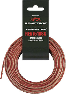 Renegade Luidsprekerkabel 0.75 mm² 10.00 m