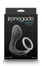 Renegade - prostaatplug met penisring Slingshot - Zwart