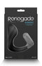 Renegade - prostaatplug met penisring Slingshot - Zwart