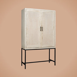 RENEW Carini Cabinet white 2 drs. 110x45x190