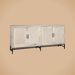 RENEW Carini Sideboard white 4 drs. 200x45x90