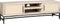 RENEW Carini TV stand white 2 drs. 160x40x50