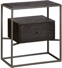 RENEW Cascia 1 drwr sidetable 55x30x60