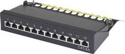 Renkforce 12 poorten Netwerkpatchbox CAT 6A 1 HE Ingericht