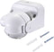 Renkforce 1362991 HF-bewegingsmelder Opbouw (op muur), Opbouw (op product), Wand 180 ° Relais Wit IP44