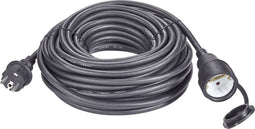 Renkforce 1373173 Stroom Verlengkabel 16 A Zwart 20.00 m