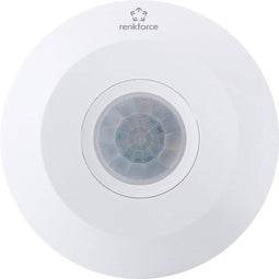 Renkforce 1488533 PIR-bewegingsmelder Plafond 360 ° Relais Wit IP20