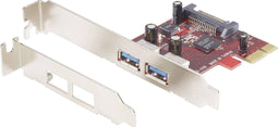 Renkforce 2 poorten USB 3.2 Gen 1-controllerkaart USB-A PCIe
