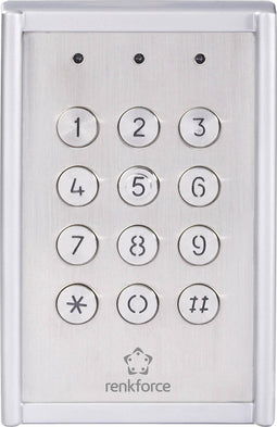 Renkforce 751624 Codeslot Opbouw (op muur) IP65 Met verlicht toetsenbord