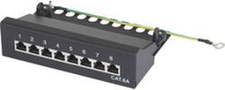 Renkforce 8 poorten Netwerkpatchbox CAT 6A 1 HE Ingericht