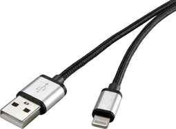 Renkforce Apple Lightning-aansluitkabel voor Apple iPod/iPad/iPhone 0,5 m