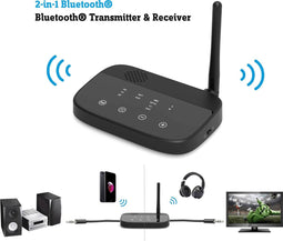 Renkforce BTHP-100 Bluetooth muziekzender/ontvanger Bluetooth versie: 4.2, aptX®, SBC 100 m AptX-technologie
