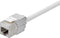 Renkforce CAT 6A RJ45-inbouwmodule Afgeschermde behuizing Keystone
