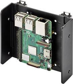 Renkforce DIN-rail-houder Geschikt voor serie: Raspberry Pi, Arduino, Banana Pi Voor DIN-railmontage Zwart
