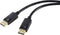 Renkforce DisplayPort Aansluitkabel DisplayPort stekker, DisplayPort stekker 1.00 m Zwart RF-5245266 DisplayPort 1.2 Di