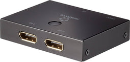 Renkforce DisplayPort-switch 2 poorten Bidirectioneel bruikbaar 3840 x 2160 Pixel