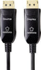 Renkforce Glasvezel / DisplayPort Aansluitkabel DisplayPort-stekker, DisplayPort-stekker 50.00 m Zwart UHD 8K @ 60 Hz,