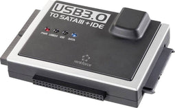 Renkforce HDD Adapter [1x USB 3.2 Gen 1 stekker A (USB 3.0) - 1x IDE-bus 40-polig, IDE-bus 44-polig, SATA-combi-stekker