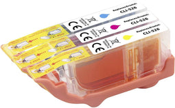 Renkforce Inkt combipack vervangt Canon CLI-526 CMY (4541B009) Compatibel Cyaan, Magenta, Geel RF-5688328