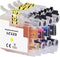 Renkforce Inktcartridge vervangt Brother LC-123BK, LC-123C, LC-123M, LC-123Y Compatibel Combipack Zwart, Cyaan, Magenta