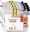 Renkforce Inktcartridge vervangt Brother LC-223BK, LC-223C, LC-223M, LC223Y Compatibel Combipack Zwart, Cyaan, Magenta,