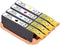 Renkforce Inktcartridge vervangt Canon CLI-581BK, CLI-581C, CLI-581M, CLI-581Y Compatibel Combipack Zwart, Cyaan, Magen