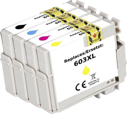 Renkforce Inktcartridge vervangt Epson 603XL, T03A6, T03A1, T03A2, T03A3, T03A4 Compatibel Combipack Zwart, Cyaan, Mage