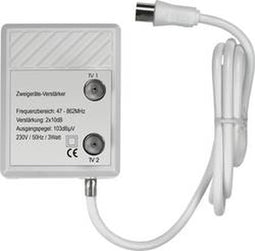 Renkforce Kabeltelevisieversterker 2-voudig 20 dB