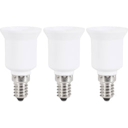 Renkforce Lampfitting-adapter E14 naar E27 97029c81h Set van 3 stuks 97029c81h 230 V 75 W