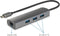 Renkforce Netwerkadapter/Hub 1 GBit/s USB-C 5Gbps, LAN (10/100/1000 MBit/s), USB 3.2 Gen 1 (USB 3.0)