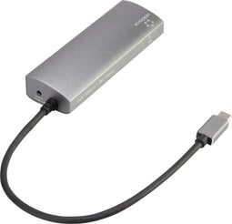 Renkforce Netwerkadapter/Hub 1 GBit/s USB-C 5Gbps, LAN (10/100/1000 MBit/s), USB 3.2 Gen 1 (USB 3.0)