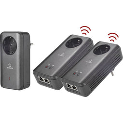 Renkforce PL1200D WiFi Powerline WiFi netwerkkit RF-4660434 1.2 GBit/s